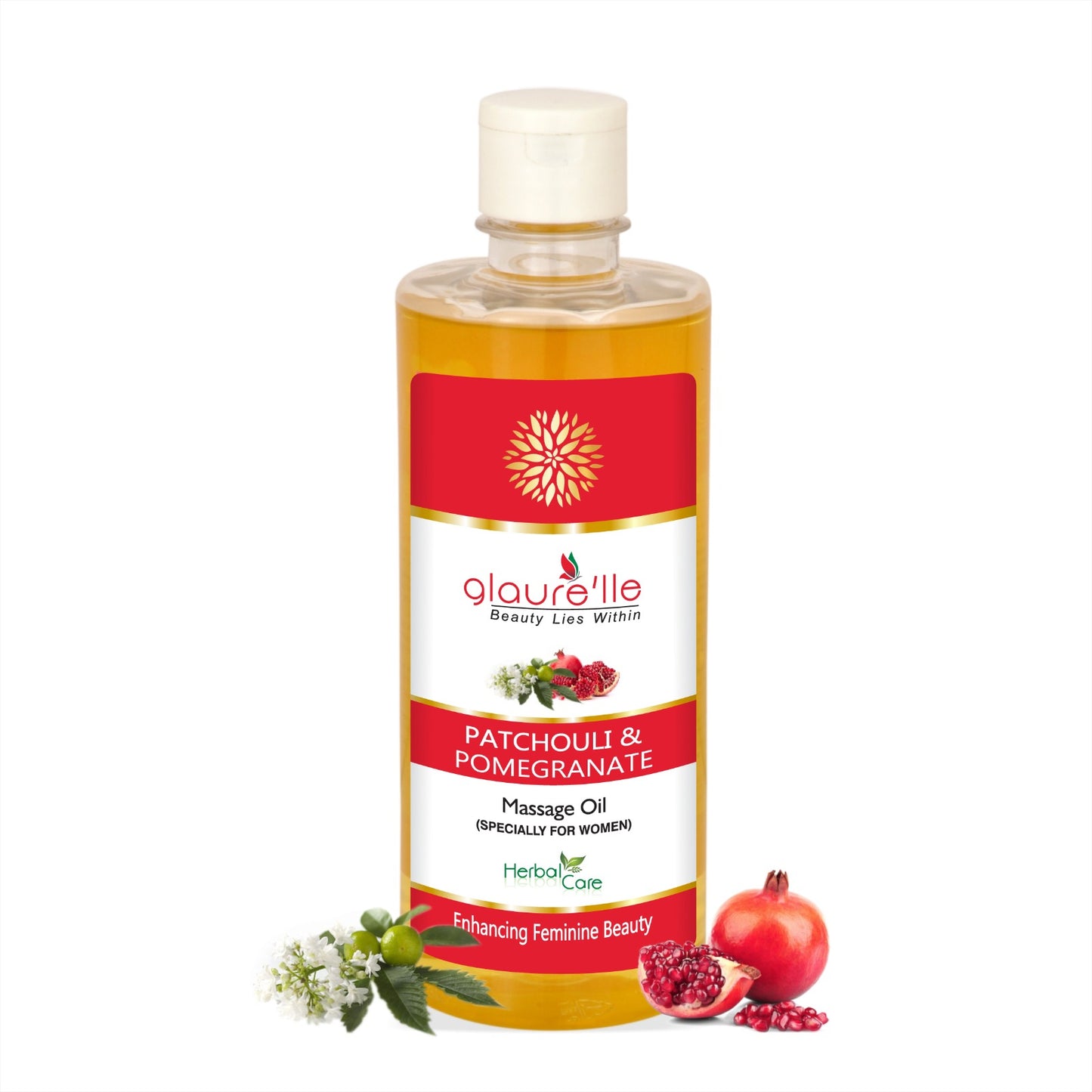 Patchouli & Pomergranate Massage Oil (500 ml)